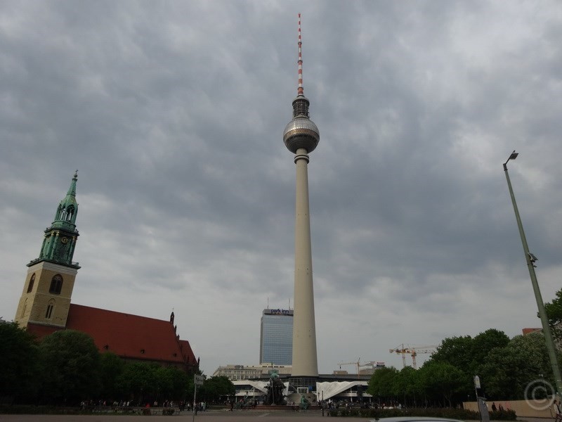 Berlin TV Tower at Alexanderplatz